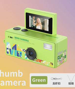 Retro Mini Digitale Camera met Sleutelhanger & Flip Screen - 720P Video Recorder