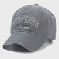 New York Baseball Cap - Washed Katoen Snapback voor Heren & Dames