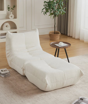Moderne Chenille Togo Fauteuil - Comfortabele Lounge Stoel met Memory Foam