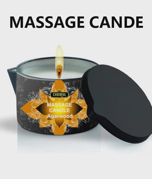 Luxe Massage Olie Kaars - Aromatherapie voor Ontspanning & Huidverzorging