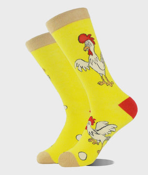 Grappige Heren Sokken met Dierenprint - Katoen, Mid-Length, Asymmetrisch Design