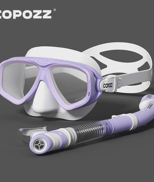 COPOZZ 2025 Duikmasker Set met Snorkel - Anti-Condens, Verstelbaar, Volwassenen