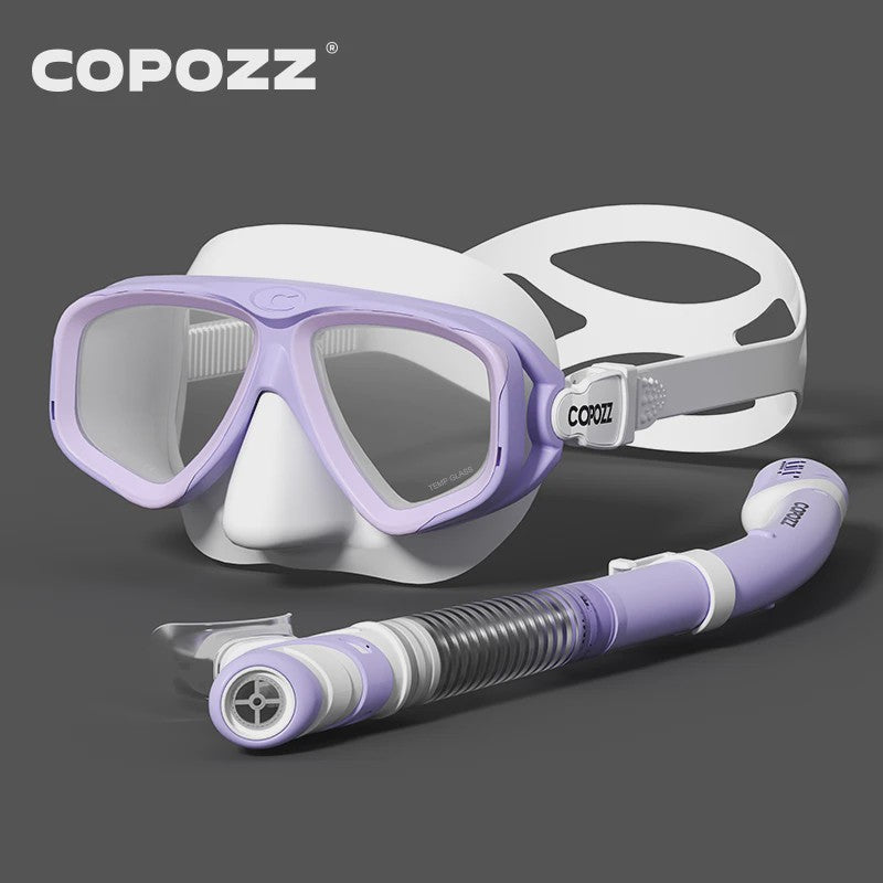 COPOZZ 2025 Duikmasker Set met Snorkel - Anti-Condens, Verstelbaar, Volwassenen