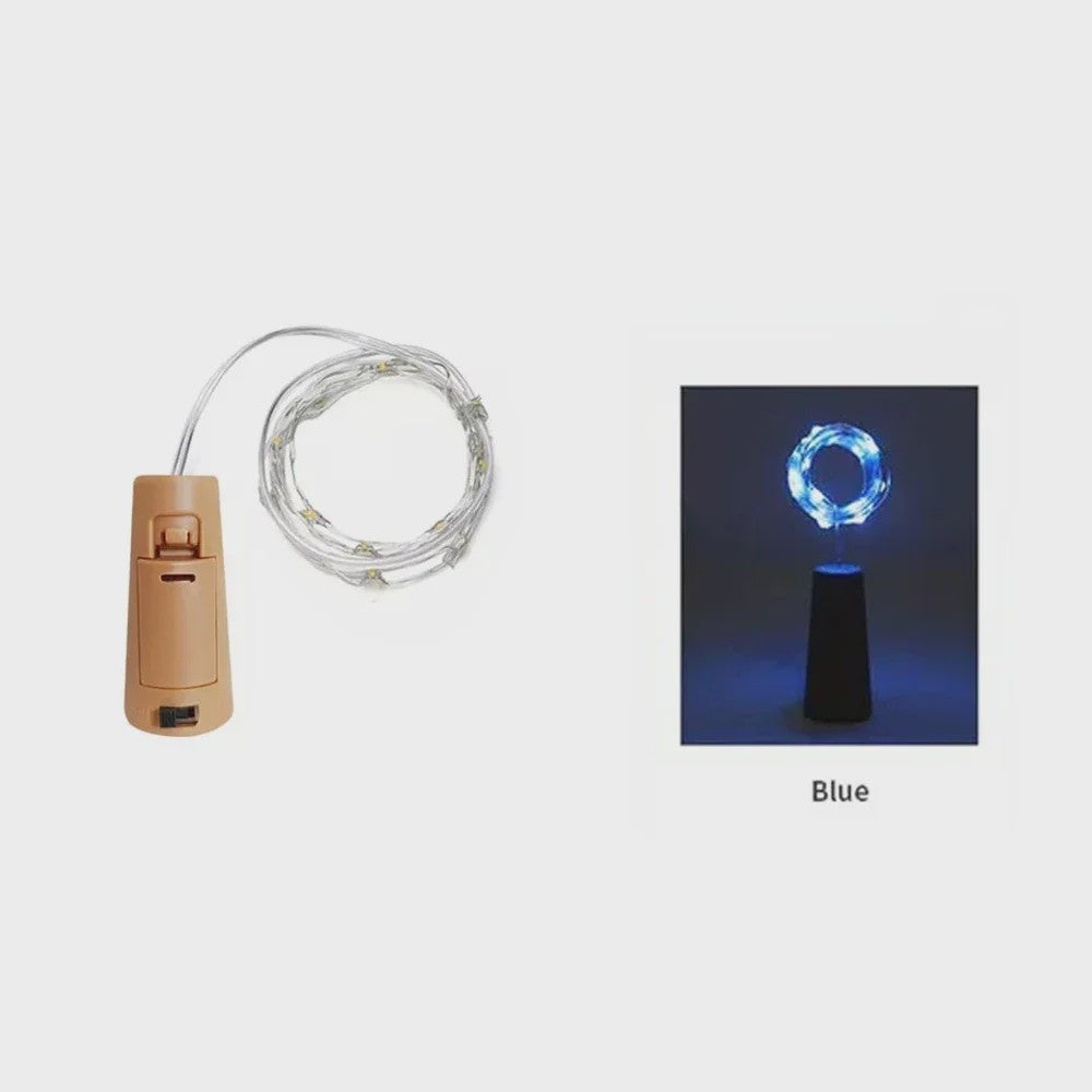 Fleskurk LED Snoerlichtjes - Sfeerverlichting voor Fles, Kerst, Feest & Decoratie