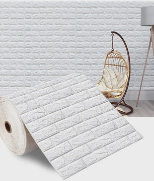 3D Baksteen Behang - Zelfklevend, Waterdicht & Makkelijk Aan te Brengen (70cm x 1m)