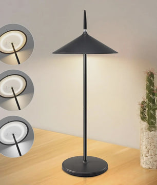 Draadloze LED Tafellamp Oplaadbaar met USB-C, Dimbaar & Waterdicht (IP44)