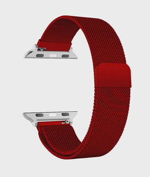 Milanese Band voor Apple Watch Ultra 2/3 49mm & Series 1-11 (38-45mm) - Roestvrij Staal, Magnetische Sluiting