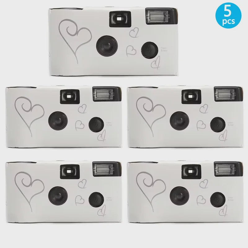 Retro Wegwerpcamera 35mm Film - Leuk voor Kinderen & Feestjes (1-5 Stuks)