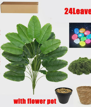 Grote Kunstplant Tropische Banaan Palm met 18 Bladeren - Realistisch & Decoratief