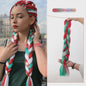 Glanzende Regenboog Jumbo Vlechten met Tinsel - Synthetisch Haar voor Festivals & Feesten
