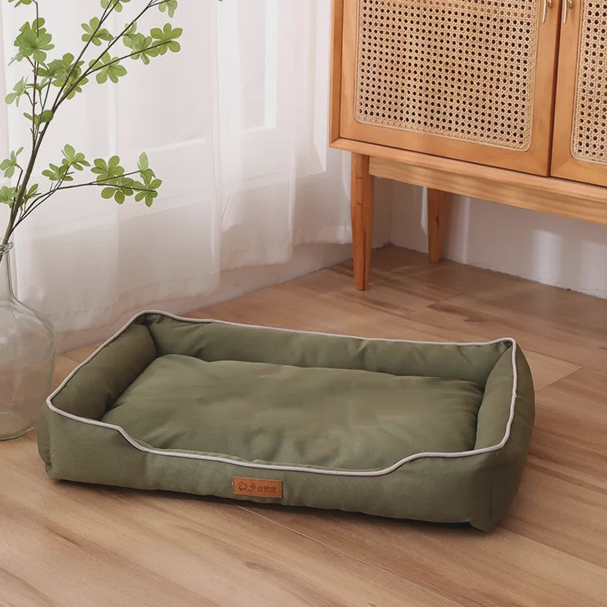 Luxe Vierkante Hondenkussen - Waterdicht & Bite-Resistant - Comfortabel voor Grote Honden en Katten