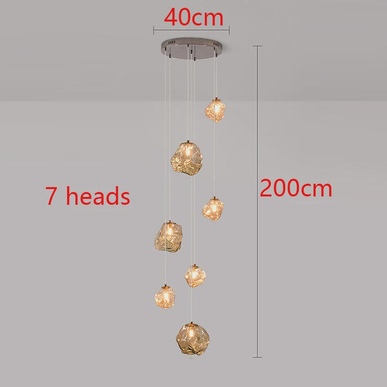 Moderne LED Hanglamp - Stijlvolle Plafondlamp voor Woonkamer & Trappenhuis