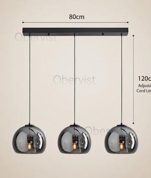 Moderne Glazen Hanglamp - Stijlvol Design voor Woonkamer, Eetkamer & Keuken