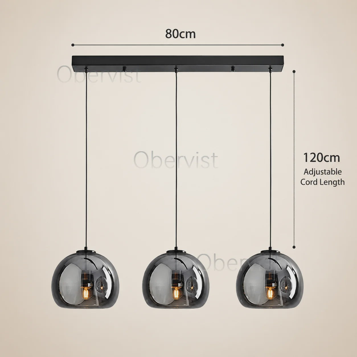 Moderne Glazen Hanglamp - Stijlvol Design voor Woonkamer, Eetkamer & Keuken