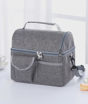 Herbruikbare Geïsoleerde Lunchtas - Thermisch, Waterdicht & 8L Capaciteit voor Mannen en Vrouwen