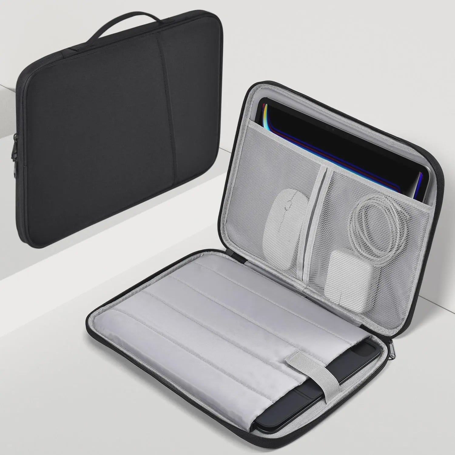 13 Inch Laptop Sleeve & Tas - Beschermhoes voor MacBook Air/Pro, Travel Case