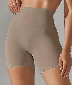 Dames Sportshorts Hoge Taille Squat Proof - Sneldrogend voor Yoga, Fitness & Fietsen