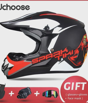Professionele Off-road Motorhelm voor Volwassenen & Kinderen - Inclusief Gratis Gift Set