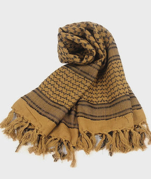 Tactische Keffiyeh Shemagh Sjaal - Katoenen Hoofddoek en Nekwarmer