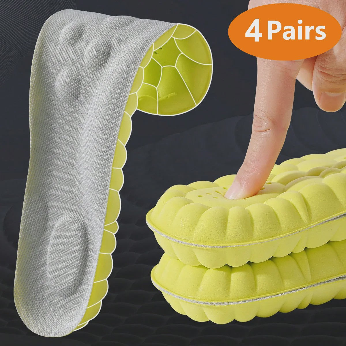 Latex Sportzolen - Zachte Hoge Elasticiteit, Ademend & Schokabsorberend met Voetboogondersteuning
