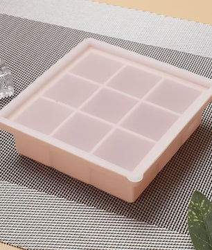Babyvoeding Bakjes met Deksel - Invries- en Bewaartray voor Babyvoeding, Borstvoeding en Flesvoeding