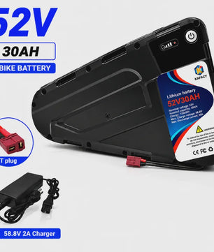 52V 20Ah-40Ah Lithium E-bike Batterij voor Elektrische Fietsen (500W-3000W Motor)