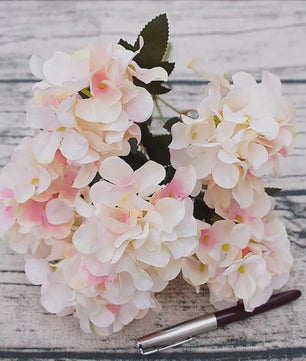 Kunstbloemen Hydrangea - Zijde Boeketten voor Bruiloft, Decoratie & Feest
