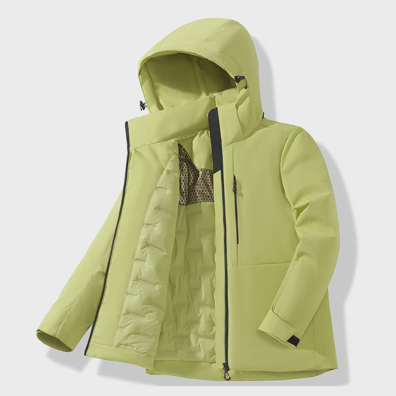 Unisex Waterdichte Fleece Winterjas - Winddicht, Thermisch & Ademend