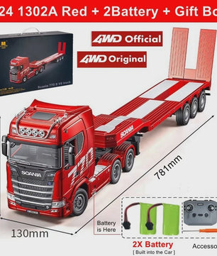 RC Tractor Truck Scania 770S 1:18 - Officieel Gelicenseerd met Licht & Geluid