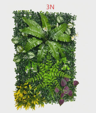 Kunsthagen Groenwand Paneel - Faux Jungle Decoratie voor Tuin, Balkon & Feesten (40x60cm)