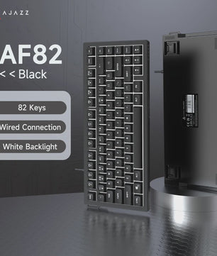 AJAZZ AF82 75% Draadloos Gaming Toetsenbord met Display, RGB & 4000mAh Batterij
