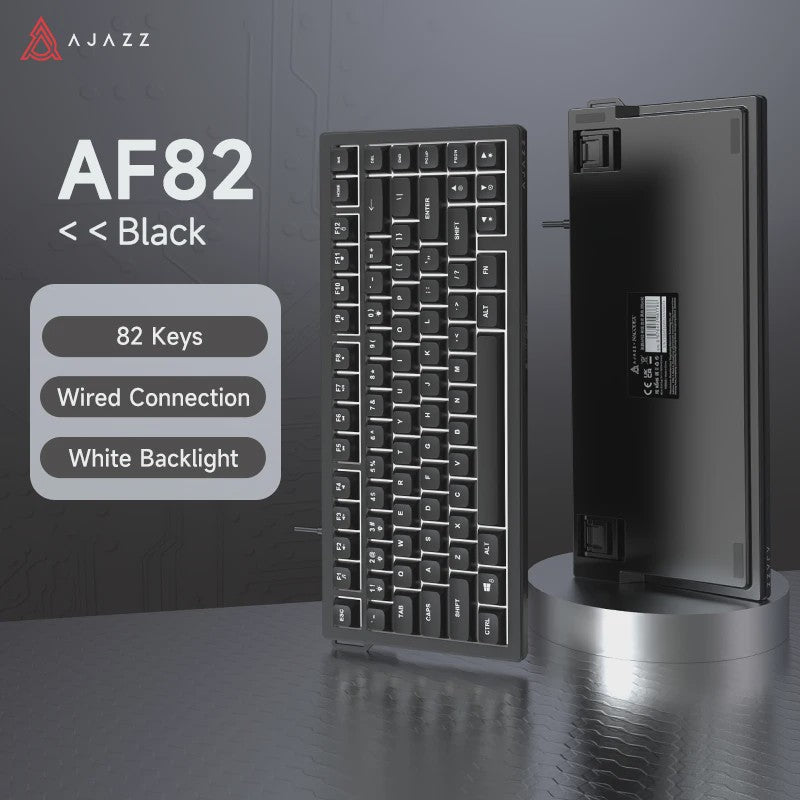 AJAZZ AF82 75% Draadloos Gaming Toetsenbord met Display, RGB & 4000mAh Batterij