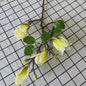 Zijden Magnolia Boeket - Kunstbloemen voor Bruiloft, Decoratie & DIY