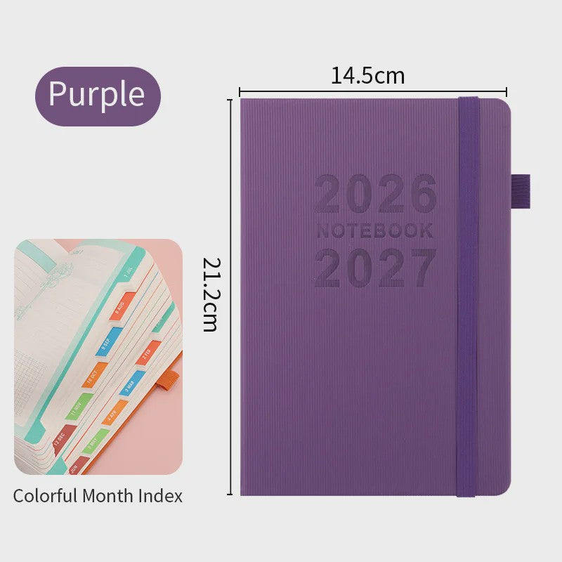 Agenda & Notitieboek 2026-2027: Perfect voor Studenten, Kantoor en Dagelijkse Planning