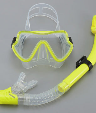 Professionele Duikbril en Snorkel Set voor Volwassenen - Panoramisch Gehard Glas