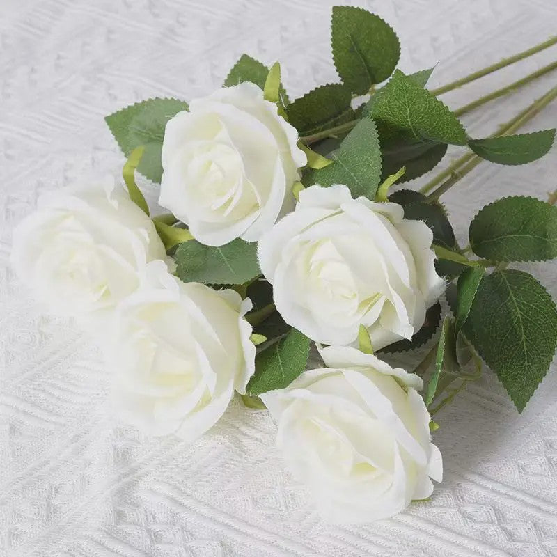 Kunst Rozen Takken - Realistische Kunstbloemen voor Bruiloft & Decoratie (1, 5, 10, 20 stuks)