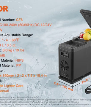 Draagbare Koelkast 8L-75L: Auto, Camping & Outdoor - Temperatuur Instelbaar