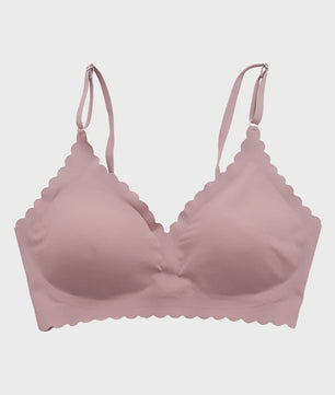 Naadloze Comfort Beha met Padded Cups en Golvende Rand - 9 Kleuren