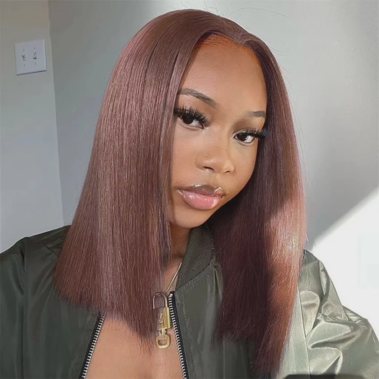 Dames Bob Pruik van Menselijk Haar - 13x4 HD Lace Front, Pre-Plucked, Glueless, met Baby Hair