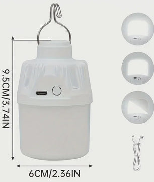 Oplaadbare Solar Camping Lantaarn - Krachtig, Draagbaar & Opvouwbaar LED Licht met USB