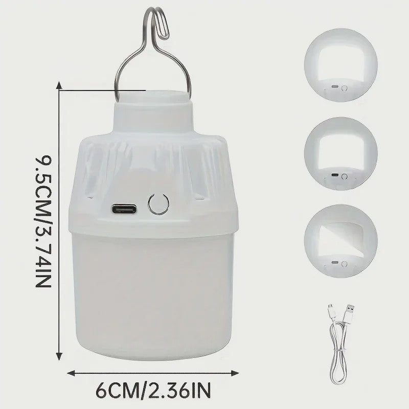 Oplaadbare Solar Camping Lantaarn - Krachtig, Draagbaar & Opvouwbaar LED Licht met USB