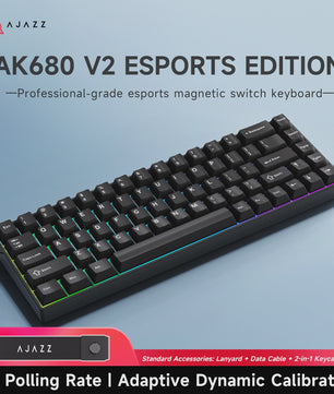 Ajazz AK680 V2 Gaming Toetsenbord: Magnetische Switches, 8K Polling Rate & RGB