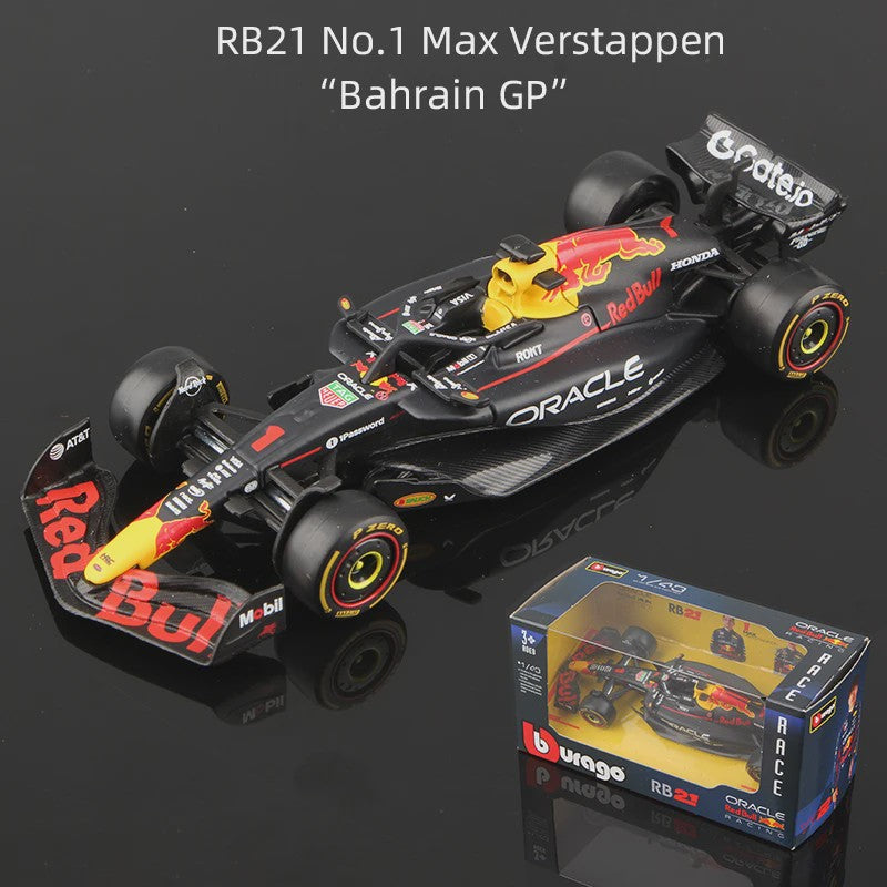 Bburago 1:43 Formule 1 Raceauto Model - Red Bull, Mercedes, Ferrari, McLaren