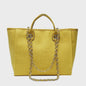 Ruime Dames Tote Bag met Ketting - Schoudertas & Crossbody