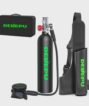 DEDEPU 1L Duikfles - Professionele Onderwater Ademlucht Cilinder voor 15-25 Minuten