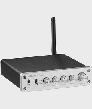 AIYIMA A03 2.1 Bluetooth HiFi Versterker TPA3116D2 Digitale Audio Versterker 50W x 2 + 100W Subwoofer
