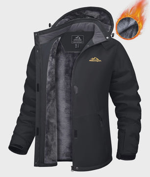 TACVASEN Dames Winter Parka Jas - Fleece gevoerd, Waterdicht & Winddicht Ski Jack