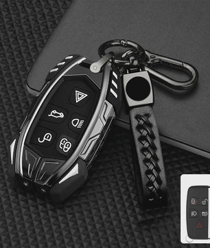 Luxe Autosleutel Cover Hoesje voor Land Rover & Jaguar - Beschermend & Stijlvol