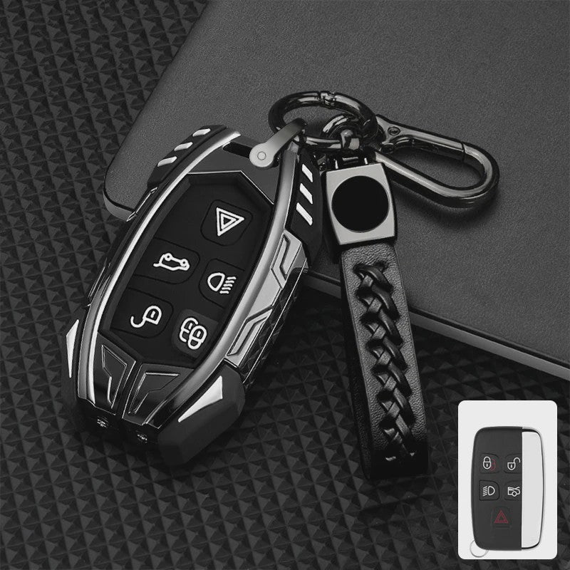Luxe Autosleutel Cover Hoesje voor Land Rover & Jaguar - Beschermend & Stijlvol