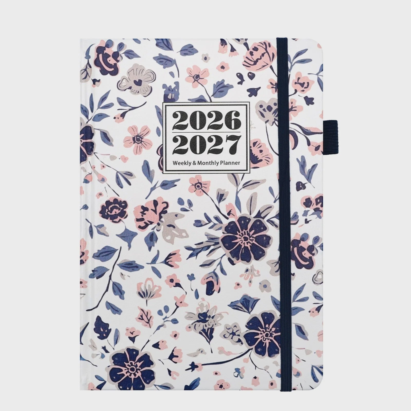 Bloemen A5 Planner 2026-2027: Week & Maand Overzicht met 144 Pagina's